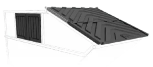 Rear end loader lid